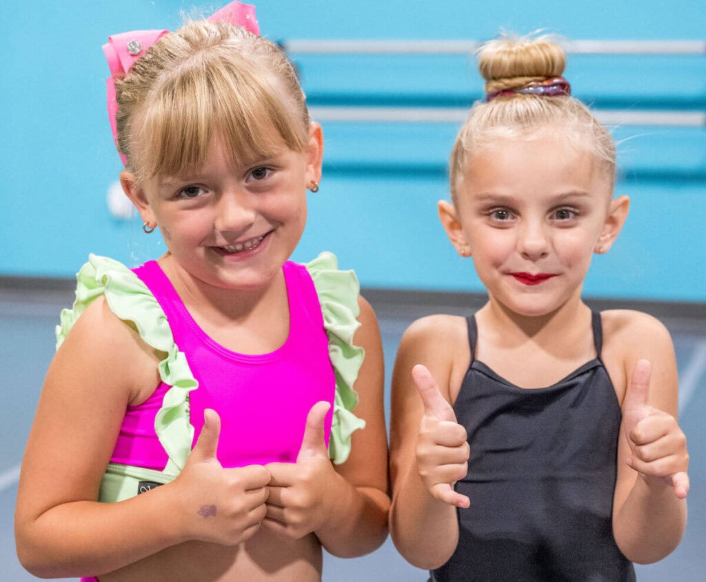 two dance friends at Prestige Dance Studio