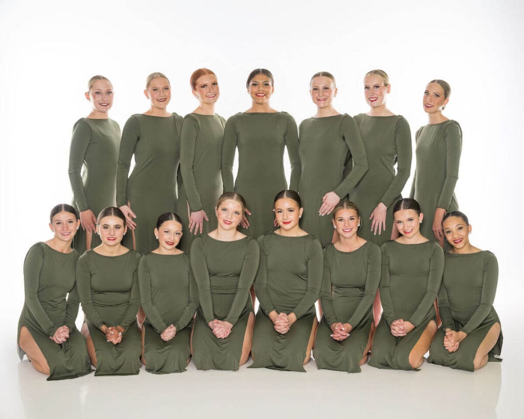 Advanced dancers at Prestige Dance Studio in Cedar Rapids